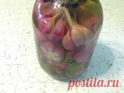 Маринованный чеснок на зиму