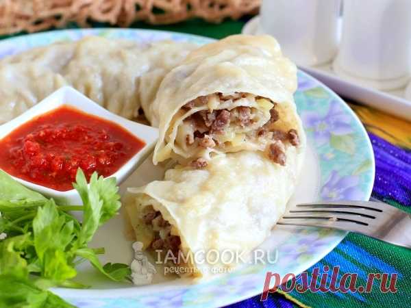 Ханум с мясом и картошкой — рецепт с фото Ханум - это сочное национальное узбекское блюдо из мяса и картошки, приготовленное в пароварке, которое не оставит никого равнодушным.