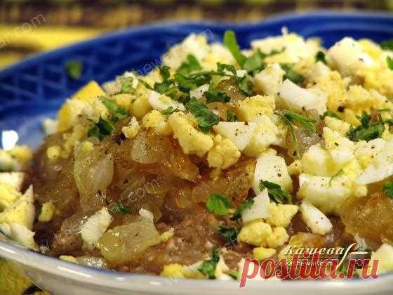 Каша пшеничная с луком и яйцом рецепт с фото | Кашевар