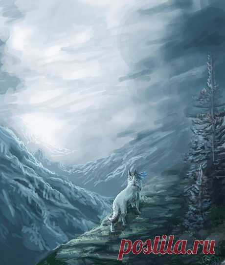 .:Winter Wanderer:. by Aviaku on DeviantArt