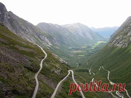Лестница троллей в Норвегии