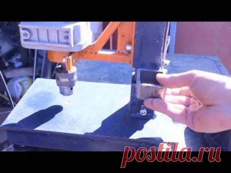Самодельная стойка для дрели своими руками.Часть6.Homemade drill press