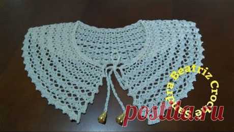 Crochê (Gola, Pala p/ Blusa e vestido ou Babado Ciganinha)