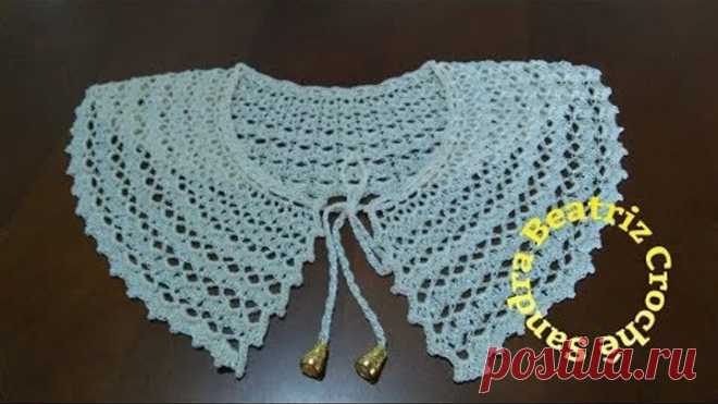 Crochê (Gola, Pala p/ Blusa e vestido ou Babado Ciganinha)