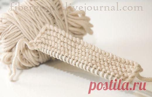 Спицы: наборный край, 16 способов.