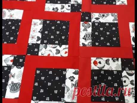 Disappearing Nine Patch with borders