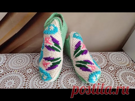 нижняя часть правого тапочка