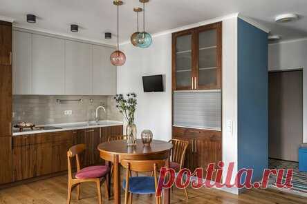 Уютная однушка с элементами ретро для взрослой семейной пары