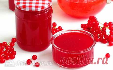 Сырое пюре из калины с сахаром на зиму пошаговый рецепт с фото