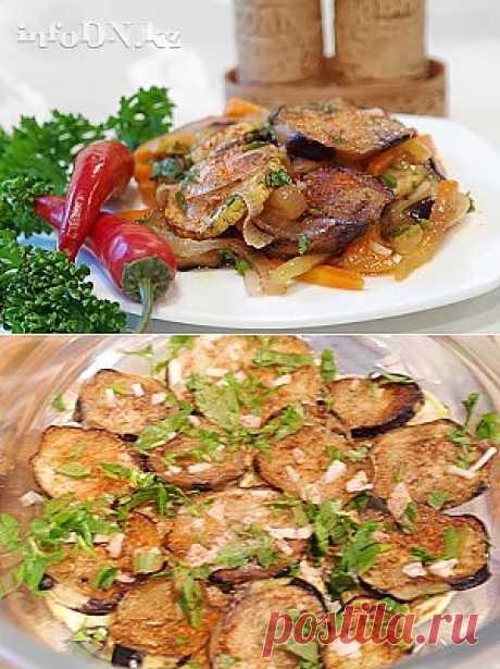 Закуска из баклажанов и кабачков