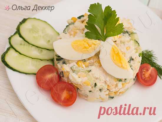 Салат с кукурузой и куриной грудкой – готовим легко, едим с удовольствием