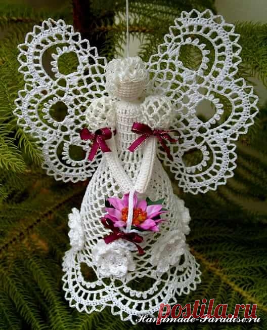Схемы ажурных ангелов крючком - Handmade-Paradise