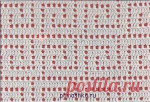 Подборка узоров в филейной технике крючком — Ромашка — Вязание для всех