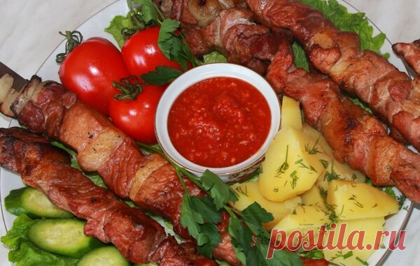 Классический кавказский шашлык с кавказским соусом! А бывает что-либо вкуснее?... | Мужчина на кухне | Яндекс Дзен