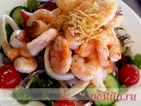 Рецепты салатов с морепродуктами