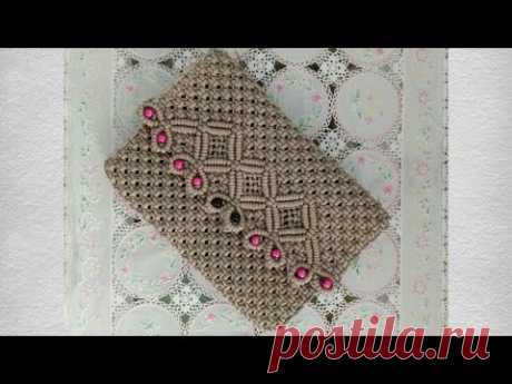 Tutorial Tas tali kur Motif Terbaru - Diy Macrame (ENG SUB) - YouTube  Для изготовления этой сумки необходим материал серая веревка = 30 x 310 см. Вставьте сумку длиной 22 см и высотой 13 см.