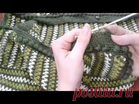 Жакет крючком в стиле Шанель. Часть 7.  Сrochet jacket. - YouTube