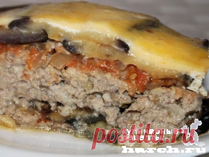 Запеканка из баклажанов с мясным фаршем по-восточному | Фоторецепт с подробным описанием от Харч.ру