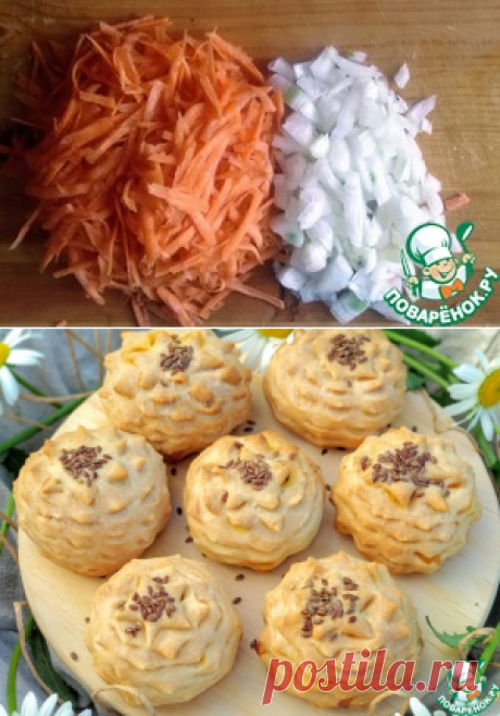 Песочные пирожки с курицей &quot;Ананасики&quot; – кулинарный рецепт