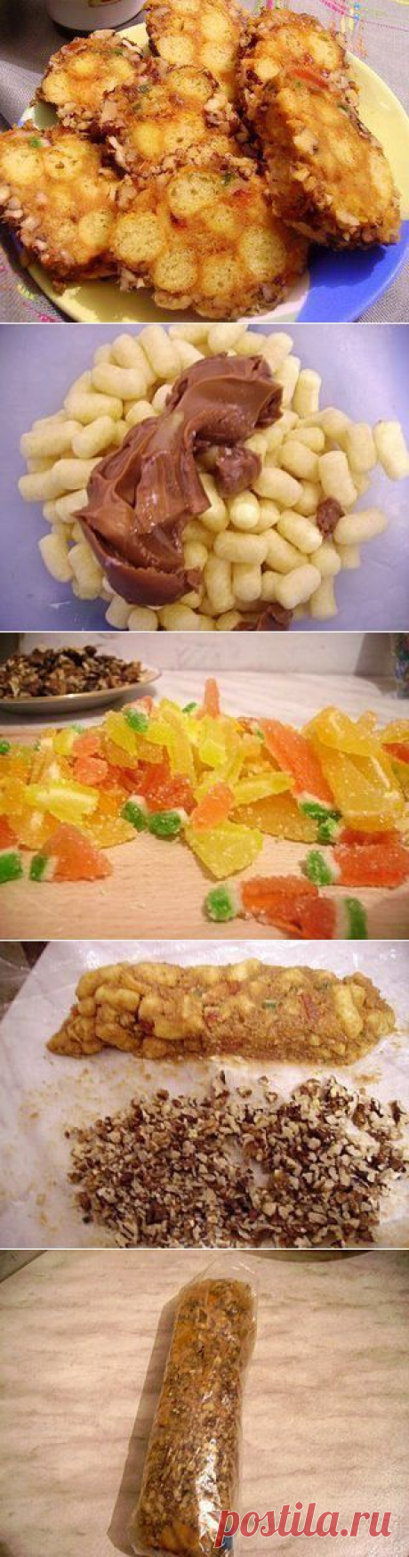 Пирожное из кукурузных палочек | Готовим вместе