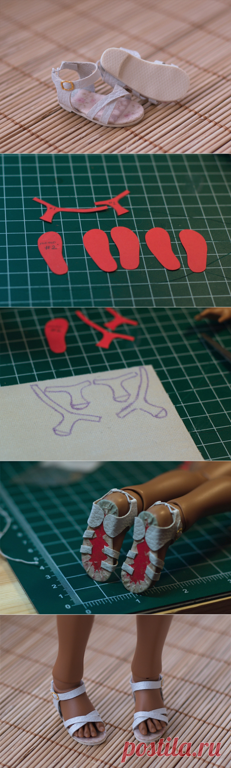 Мастер-класс по изготовлению сандалек от Tiny