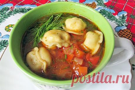 Суп с пельменями — MOJAKUHNJA.ru