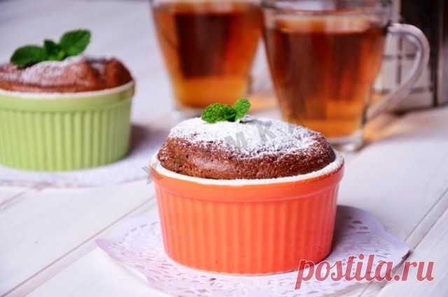 Шоколадное суфле горячий десерт рецепт с фото пошагово - 1000.menu