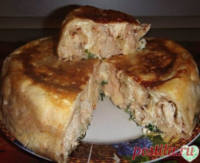 Пшеничная мука — 180 г
Кефир — 250 мл
Яйцо — 1 шт.
Соль по вкусу
Сода — 1 щеп.
Черный перец (молотый) по вкусу
Куриное филе — 350 г
Лук — 2 шт.
Зелень — 20 г
Подсолнечное масло — 40 мл
Сливочное масло — 10 г

Пшеничная мука — 180 г
Кефир — 250 мл
Яйцо — 1 шт.
Соль по вкусу
Сода — 1 щеп.
Черный перец (молотый) по вкусу
Куриное филе — 350 г
Лук — 2 шт.
Зелень — 20 г
Подсолнечное масло — 40 мл
Сливочное масло — 10 г
Приготовление:
выпекать при 180 градусов 40 мин.