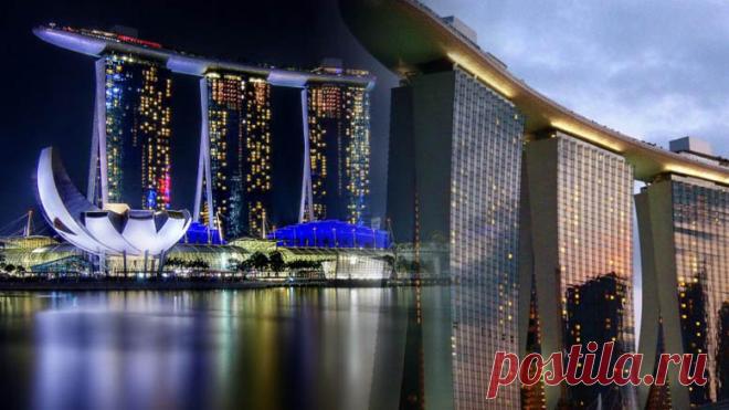 Отель Marina Bay Sands в Сингапуре.
Отель Марина Бэй Сэндс смело можно назвать самым необычным местом в Сингапуре, а то и во всем мире. Это один из самых дорогих и самых красивых отелей...