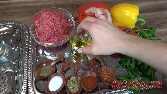 ЛЕПЁШКИ С ФАРШЕМ аля ЛАХМАДЖУН.