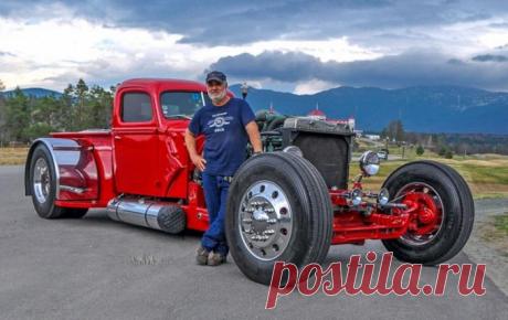 Гигантский хот-род из грузовика (12 фото) Что вы знаете о культуре хот-родов? Я вот практически ничего. Ну, я хочу сказать, что я знаю простейшие истины - открытые колёса, модифицированные кузова