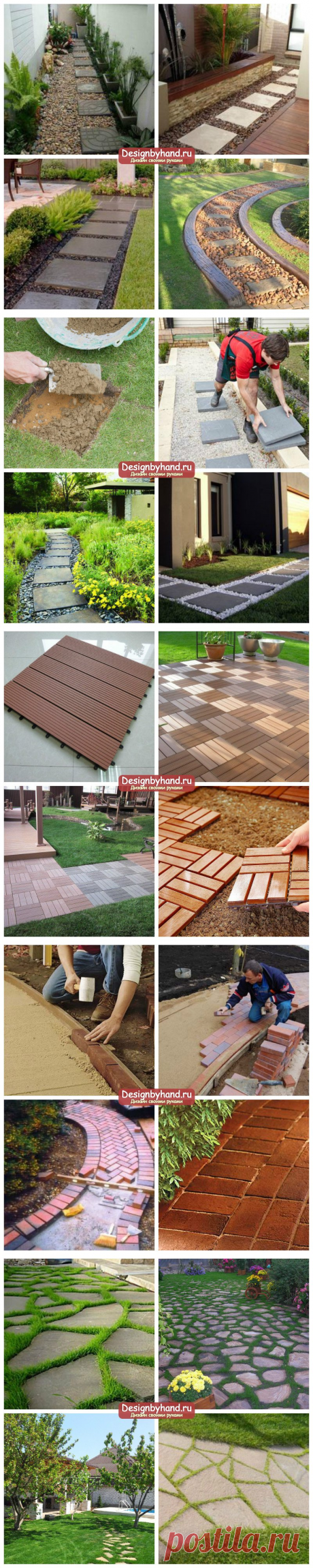 Делаем дорожки в саду своими руками. Лучшие идеи с фото