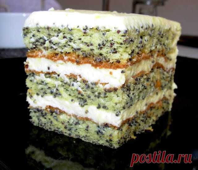 Вкусная выпечка. Маковые торты и маковый пирог