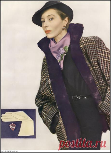 Bettina, photo by Serge Balkin, Vogue, August 1, 1950