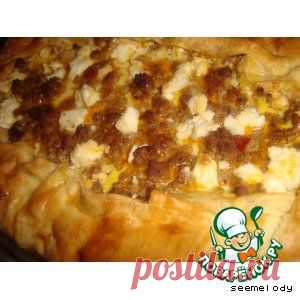 Мясной пирог с баклажанами и фетой - кулинарный рецепт