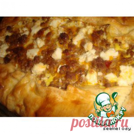 Мясной пирог с баклажанами и фетой - кулинарный рецепт