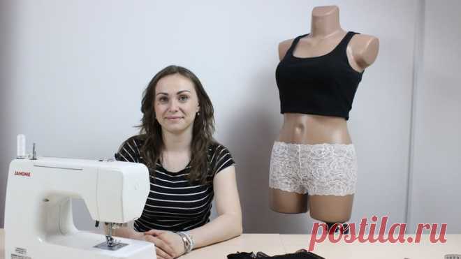 Мастер Класс: СШИТЬ ТРУСИКИ BOYSHORTS ТРУСЫ-ШОРТЫ за 10 минут.
#Шьем_нижнее_белье
#видео_по_шитью