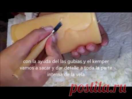 Como Tallar Velas con Yleana Candles: Sagrado Corazón de Jesús