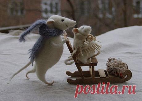 Наталья Фадеева и мышки.