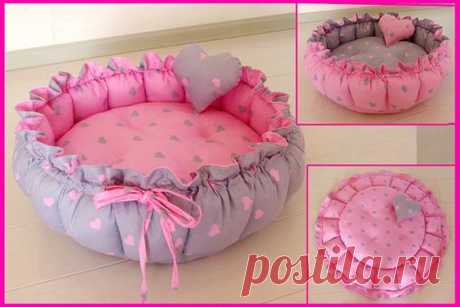 Шьем лежанку для котика — Сделай сам, идеи для творчества - DIY Ideas