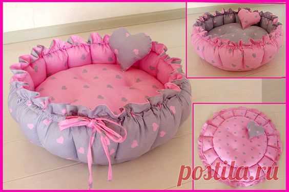 Шьем лежанку для котика — Сделай сам, идеи для творчества - DIY Ideas