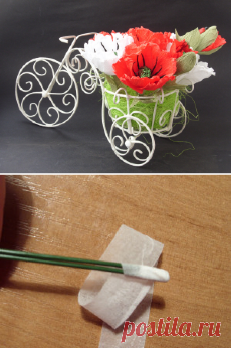 МК — Кашпо «Велосипед» — Мастерская Девушки-семиделушки