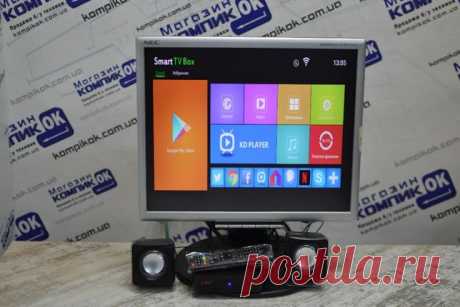 Комплект, Smart TV box, 17 дюймов монитор, монитор, приставка Android: 1 300 грн. - Телевізори Кривий Ріг на Olx