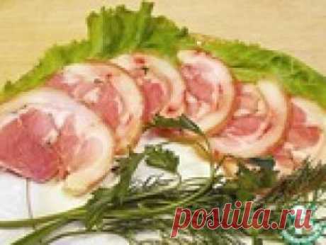 Ветчинный рулет из рульки - очень бюджетно и очень вкусно!