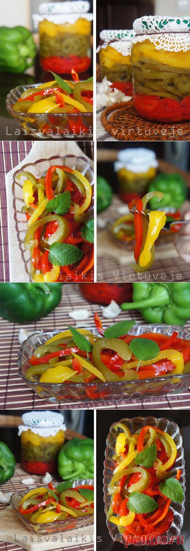 Laisvalaikis virtuvėje: Paprika marinuota su medumi