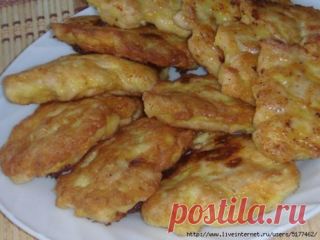 Куриные котлетки с плавленными сырками