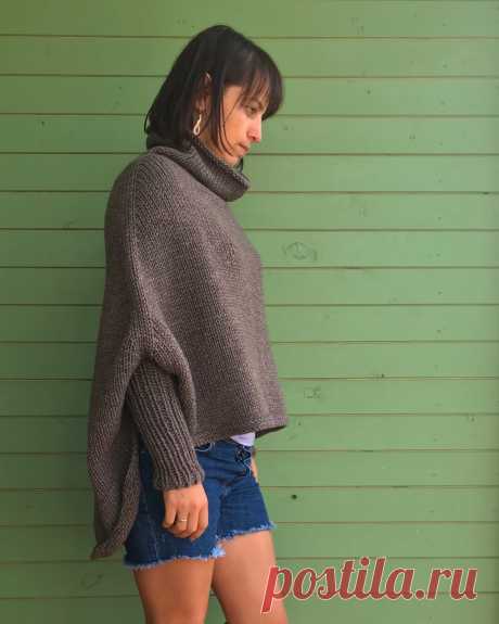 Пончо с рукавами – купить в интернет-магазине на Ярмарке Мастеров с доставкой - GG0RLRU | Котельники