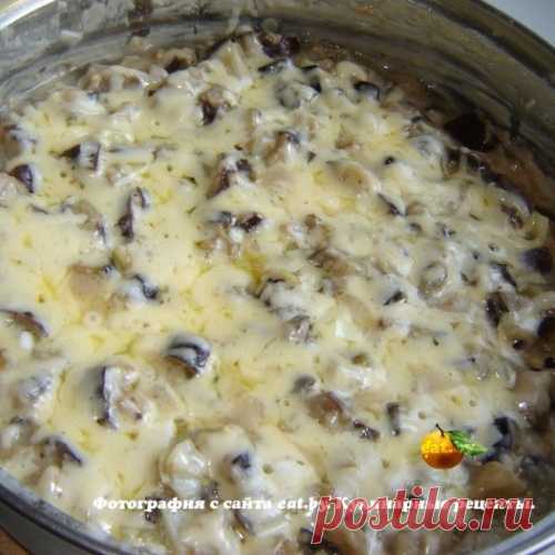 Посидим, поедим...Жюльен из баклажанов (без духовки)