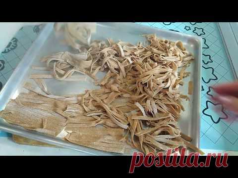 Домашняя лапша из цельнозерновой муки