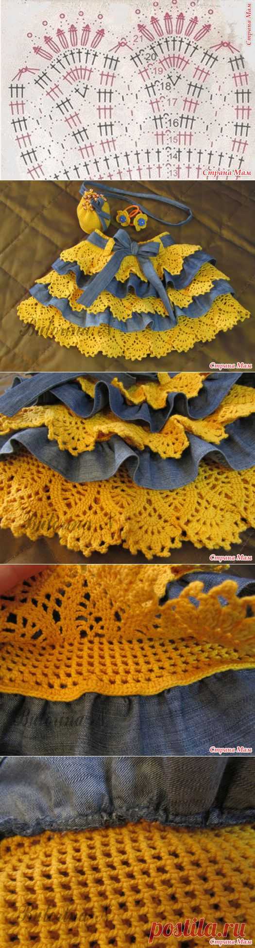 Продолжение эксперимента со старыми джинсами... - Вязание для детей - Страна Мам